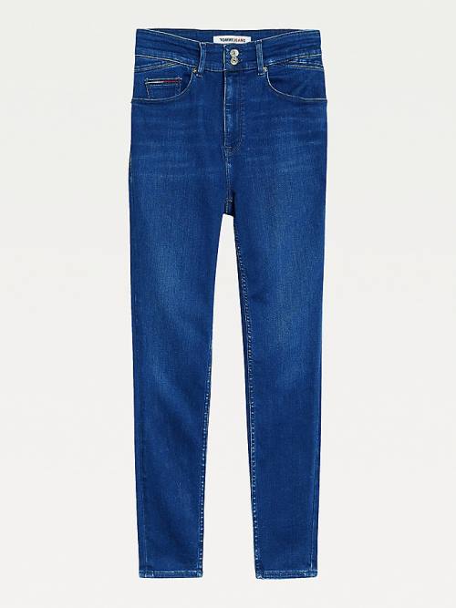 Tommy Hilfiger Shape High Rise Skinny Jean Pantolon Kadın Denim | TH358ZHS