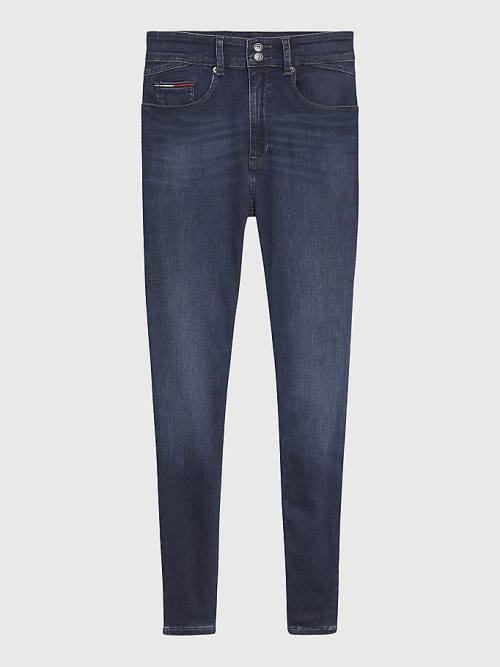 Tommy Hilfiger Shape High Rise Skinny Jean Pantolon Kadın Denim | TH781WMC