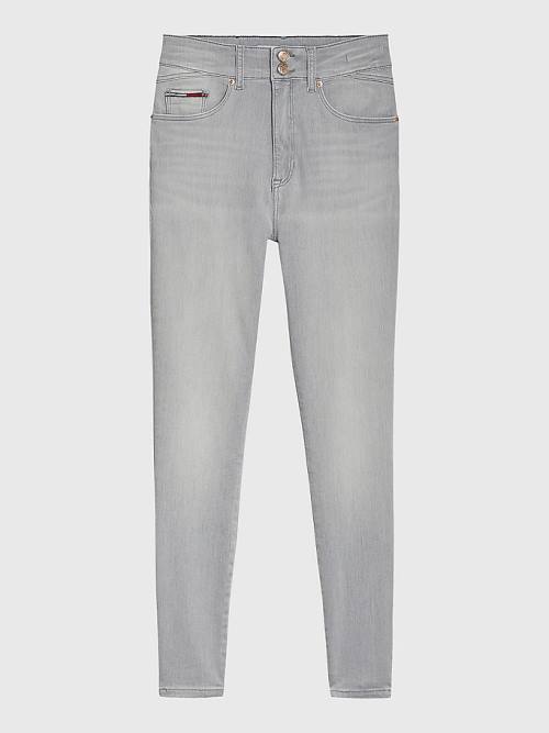 Tommy Hilfiger Shape High Rise Skinny Jean Pantolon Kadın Denim | TH930RQA