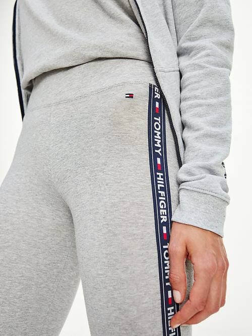 Tommy Hilfiger Side Logo Tayt Kadın Gri | TH804CSX