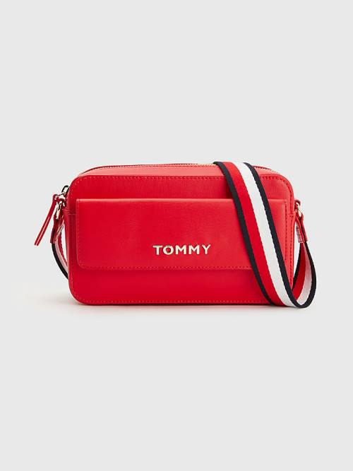 Tommy Hilfiger Signature Askılı Crossover Çanta Kadın Turuncu | TH385UME