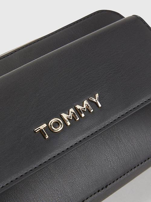 Tommy Hilfiger Signature Askılı Crossover Çanta Kadın Siyah | TH620KSD