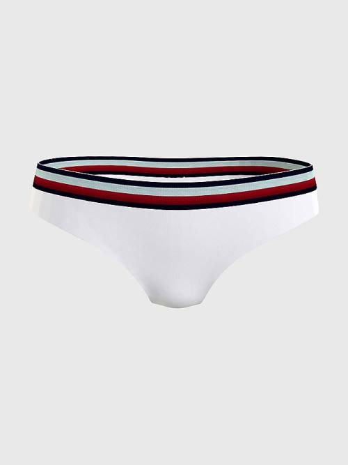 Tommy Hilfiger Signature Bikini Bottoms Mayo Kadın Beyaz | TH976EHN