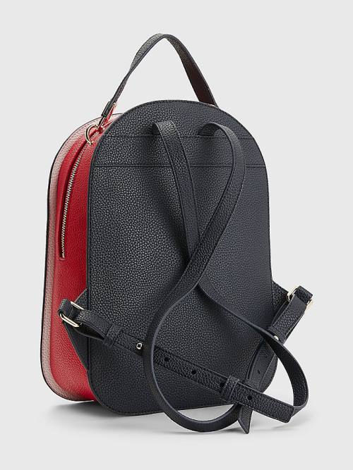 Tommy Hilfiger Signature Colour-Blocked Backpack Çanta Kadın Mavi | TH302GBR