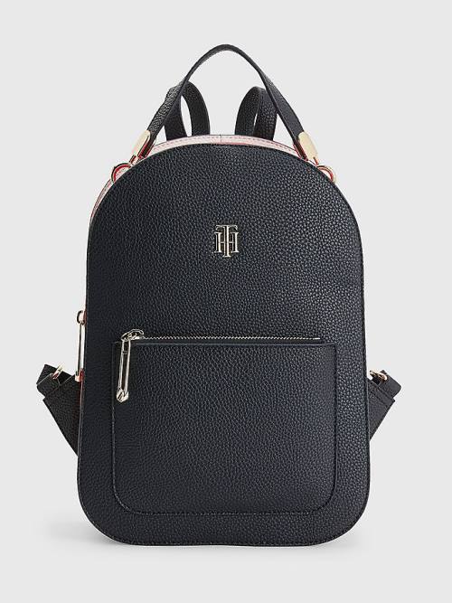 Tommy Hilfiger Signature Colour-Blocked Backpack Çanta Kadın Mavi | TH302GBR