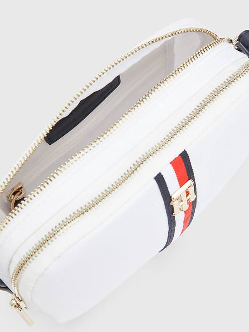 Tommy Hilfiger Signature Crossover Çanta Kadın Beyaz | TH092BVO