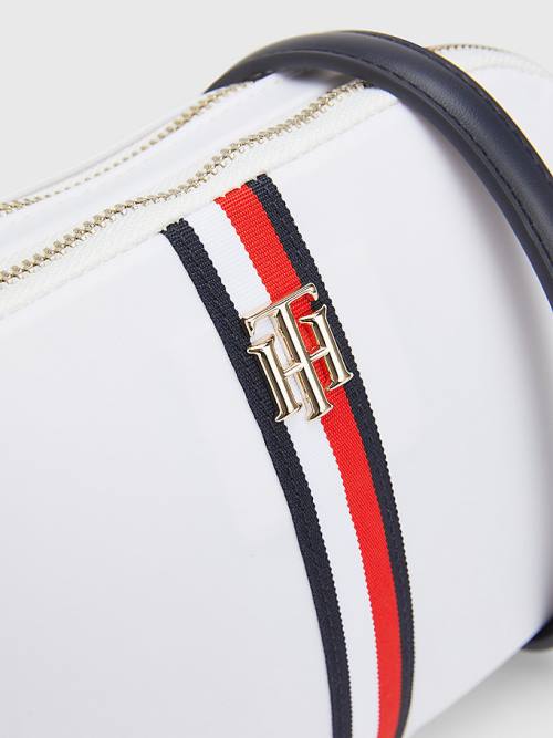 Tommy Hilfiger Signature Crossover Çanta Kadın Beyaz | TH092BVO