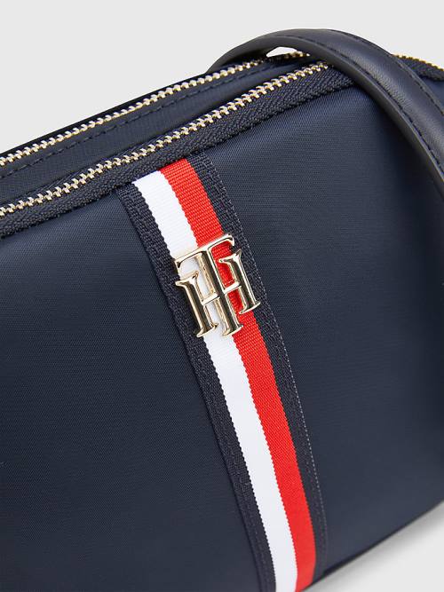 Tommy Hilfiger Signature Crossover Çanta Kadın Mavi | TH712VAW