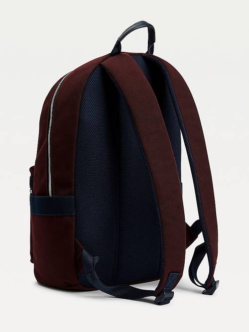 Tommy Hilfiger Signature Logo Backpack Çanta Erkek Kırmızı | TH459OAS