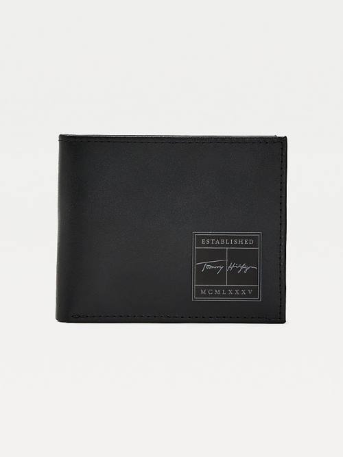 Tommy Hilfiger Signature Small Card Cüzdan Erkek Siyah | TH470HPC