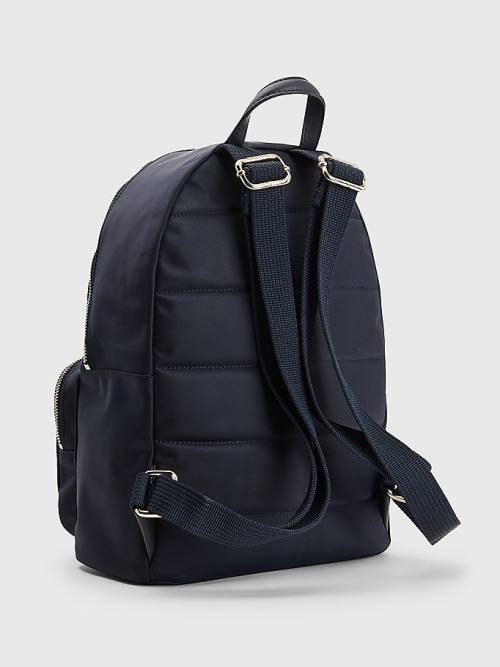 Tommy Hilfiger Signature Tape Backpack Çanta Kadın Mavi | TH952IFN