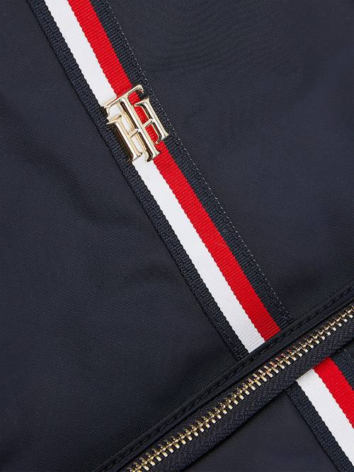 Tommy Hilfiger Signature Tape Backpack Çanta Kadın Mavi | TH952IFN