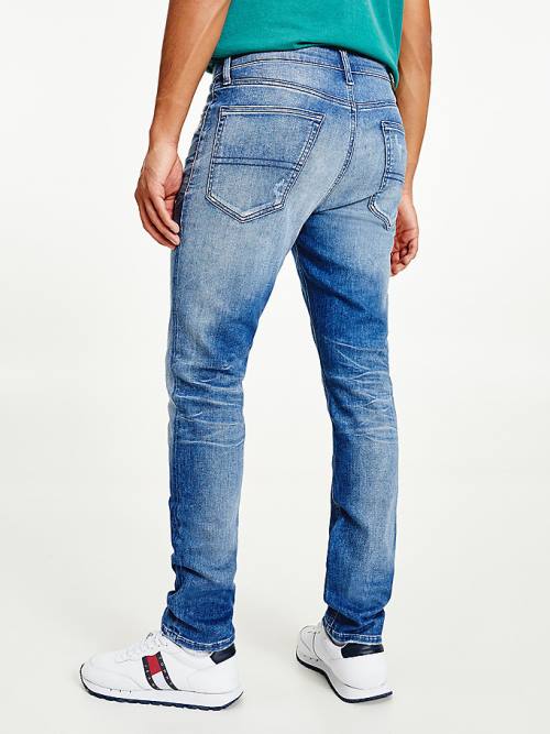 Tommy Hilfiger Simon Skinny Distressed Jean Pantolon Erkek Denim | TH561QUT