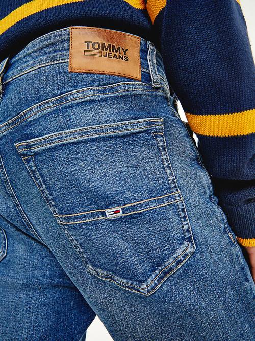 Tommy Hilfiger Simon Skinny Faded Jean Pantolon Erkek Denim | TH165DZS