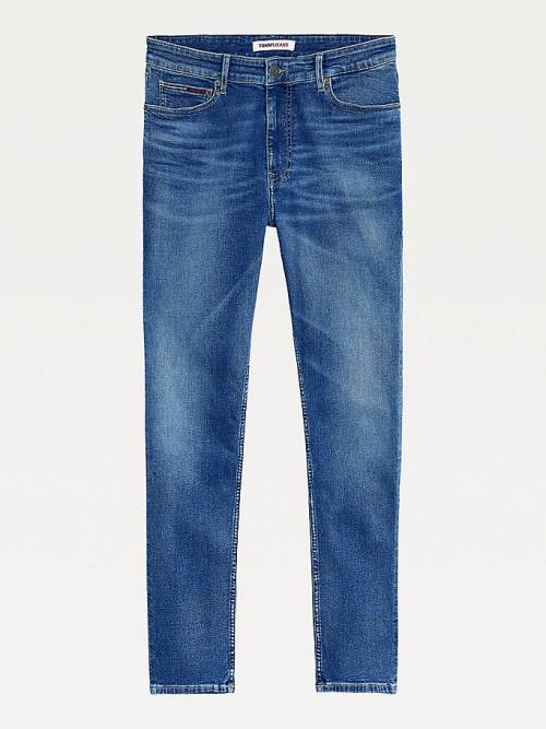 Tommy Hilfiger Simon Skinny Faded Jean Pantolon Erkek Denim | TH165DZS