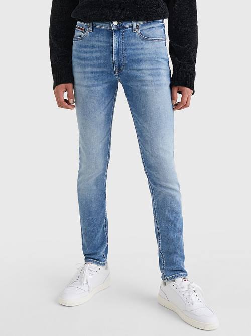 Tommy Hilfiger Simon Skinny Faded Jean Pantolon Erkek Denim | TH479FAE