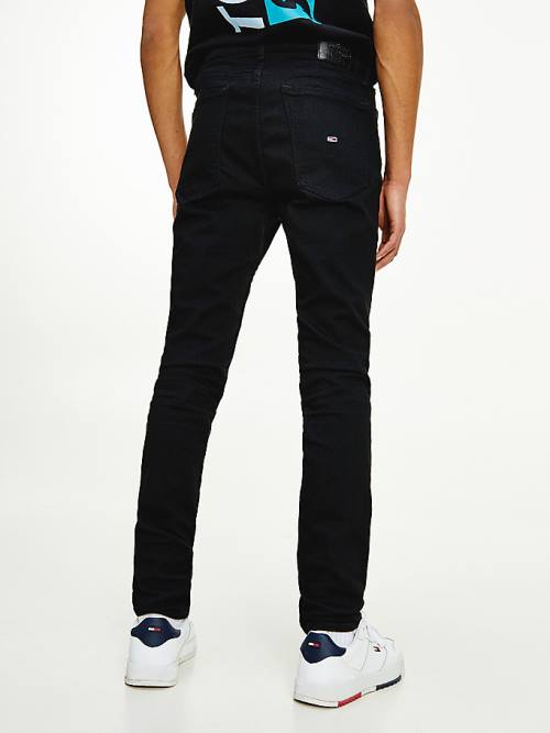 Tommy Hilfiger Simon Skinny Fit Black Jean Pantolon Erkek Denim | TH290WLQ