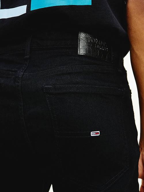 Tommy Hilfiger Simon Skinny Fit Black Jean Pantolon Erkek Denim | TH290WLQ