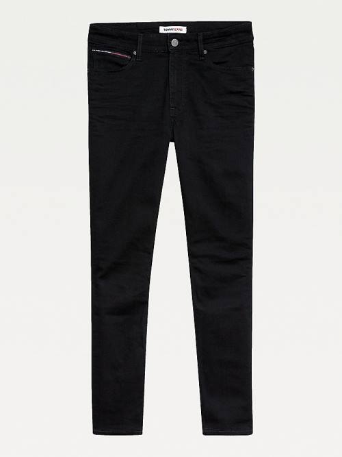 Tommy Hilfiger Simon Skinny Fit Black Jean Pantolon Erkek Denim | TH290WLQ