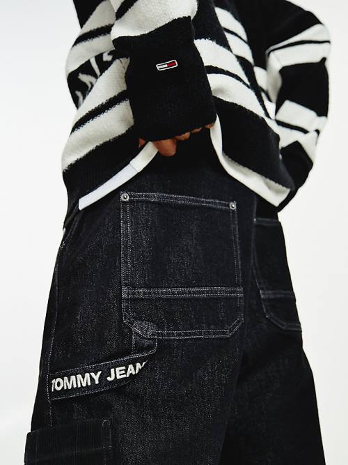 Tommy Hilfiger Skater Carpenter Black Jean Pantolon Erkek Denim | TH832AYQ