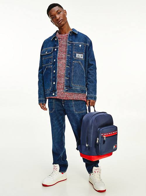 Tommy Hilfiger Skater Relaxed Worker Jean Pantolon Erkek Denim | TH758BGD