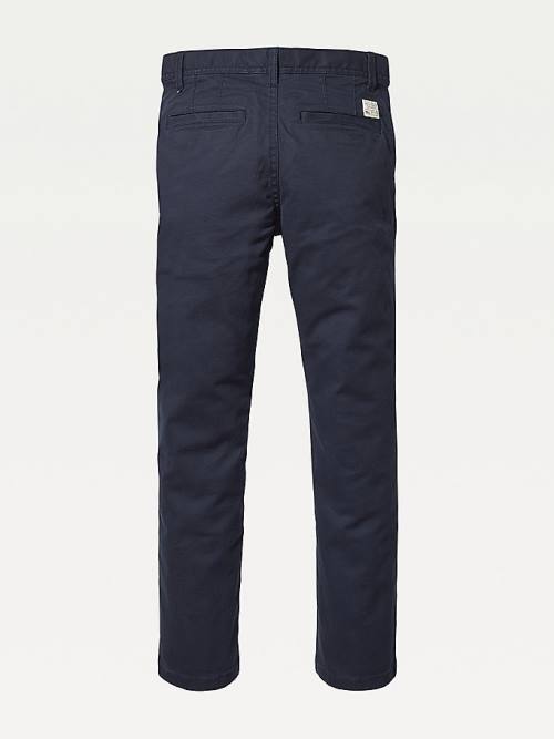 Tommy Hilfiger Slim Fit Chinos Pantolon Kiz Çocuk Mavi | TH625KOS