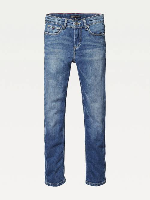 Tommy Hilfiger Slim Fit Jean Pantolon Erkek Çocuk Denim | TH138JAV