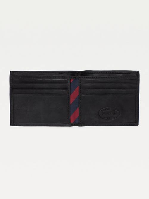 Tommy Hilfiger Small Bifold Card Cüzdan Erkek Siyah | TH193MPG