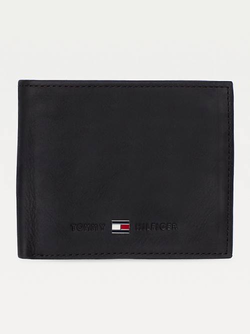 Tommy Hilfiger Small Bifold Card Cüzdan Erkek Siyah | TH193MPG