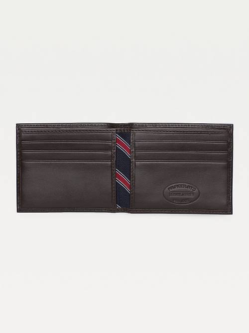 Tommy Hilfiger Small Embossed Bifold Cüzdan Erkek Kahverengi | TH190VDQ