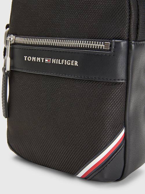 Tommy Hilfiger Small Reporter Çanta Erkek Siyah | TH157TCX