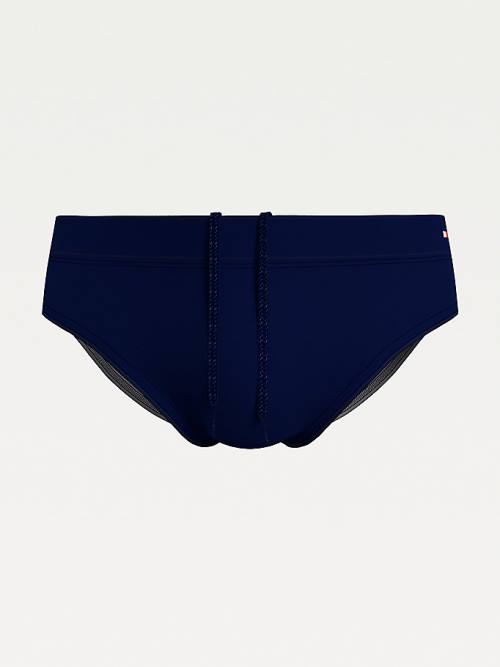 Tommy Hilfiger Solid Colour Briefs Mayo Erkek Mavi | TH687ACZ