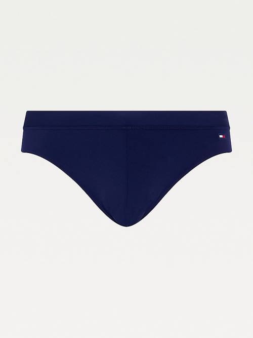 Tommy Hilfiger Solid Colour Briefs Mayo Erkek Mavi | TH687ACZ