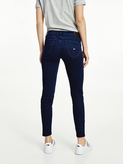 Tommy Hilfiger Sophie Low Rise Skinny Fit Jean Pantolon Kadın Denim | TH435CFY