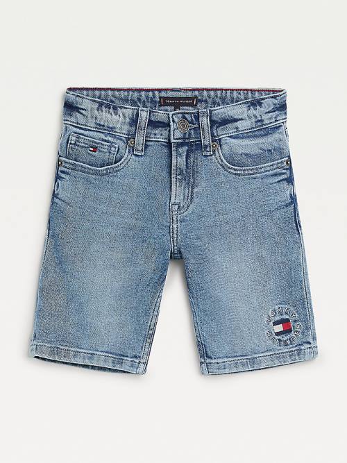 Tommy Hilfiger Spencer Denim Shorts Pantolon Erkek Çocuk Denim | TH615XEQ