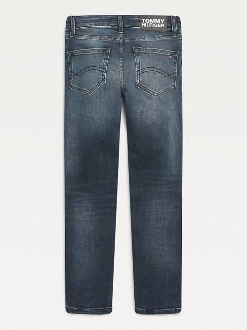 Tommy Hilfiger Spencer Skinny Faded Jean Pantolon Erkek Çocuk Denim | TH946BWY