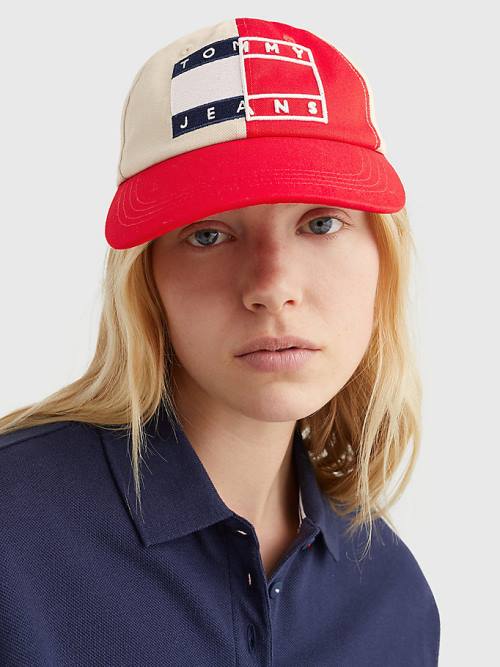 Tommy Hilfiger Spliced Tommy Badge Cap Şapka Kadın Mavi | TH682KZN