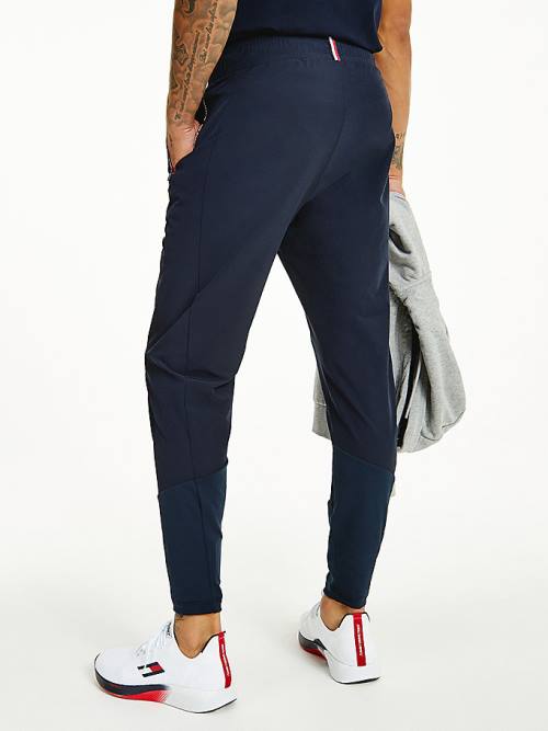 Tommy Hilfiger Spor Antrenman Joggers Pantolon Erkek Mavi | TH305ZON