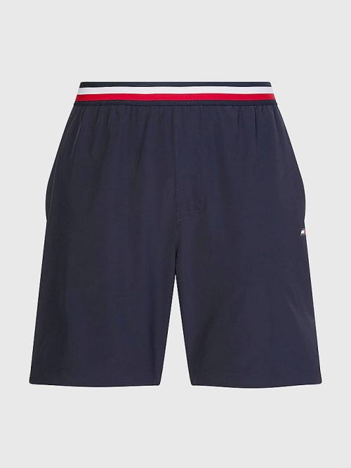 Tommy Hilfiger Spor Essential Performance Antrenman Şort Erkek Mavi | TH471GNZ