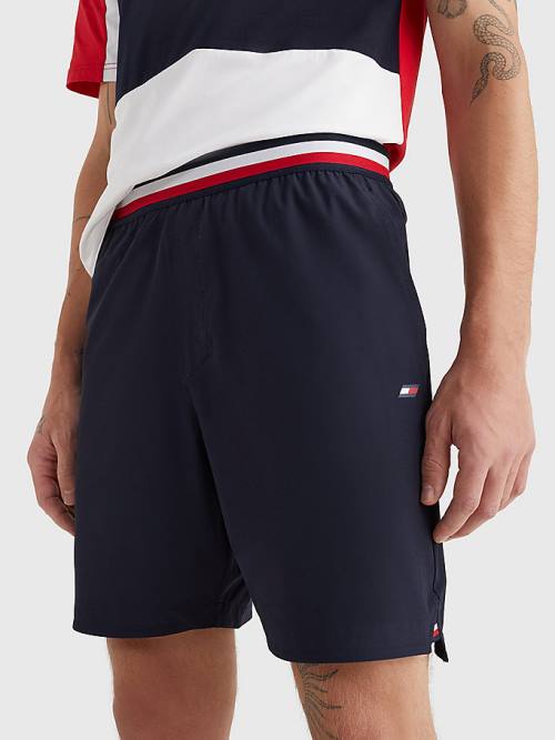 Tommy Hilfiger Spor Essential Performance Antrenman Şort Erkek Mavi | TH471GNZ