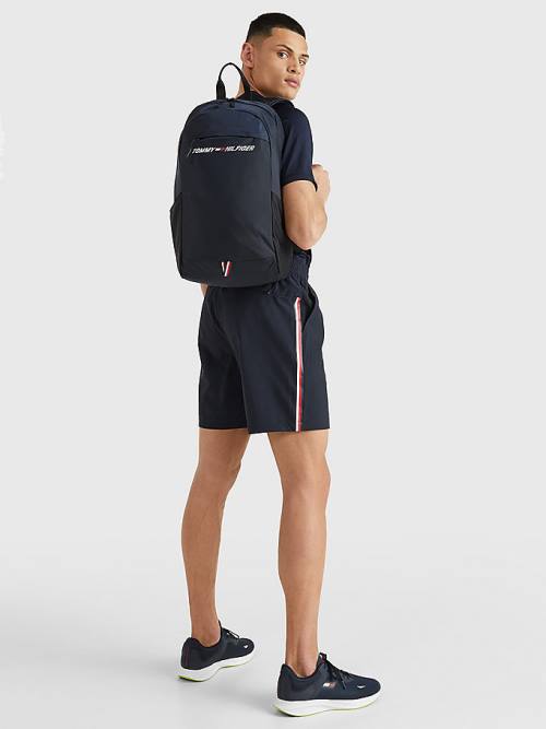 Tommy Hilfiger Spor Logo Backpack Çanta Erkek Mavi | TH231NZC