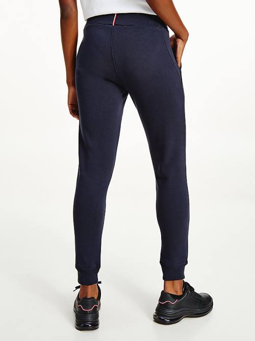 Tommy Hilfiger Spor Organic Pamuklu Joggers Pantolon Kadın Mavi | TH521BIF