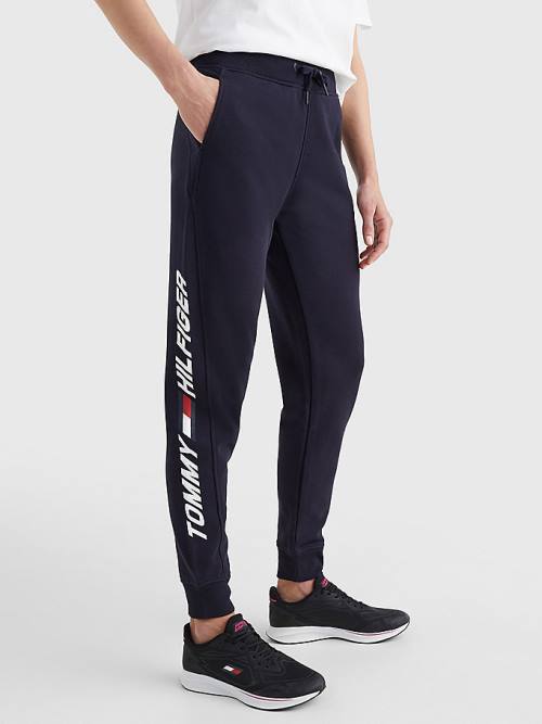 Tommy Hilfiger Spor Organic Pamuklu Regular Fit Joggers Pantolon Kadın Mavi | TH124MWL