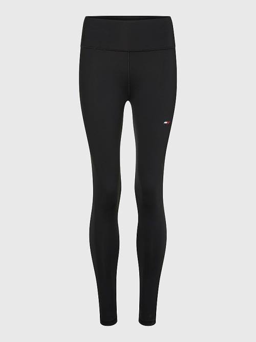 Tommy Hilfiger Spor Performance Full Length Tayt Kadın Siyah | TH748NVD