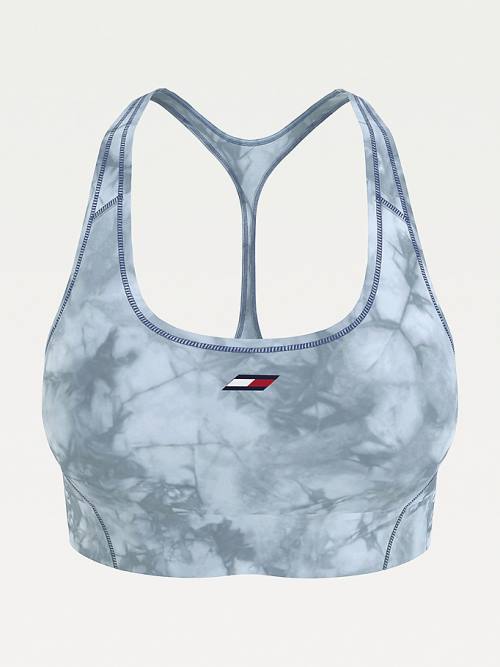 Tommy Hilfiger Spor TH Cool Medium Support Bra İç Giyim Kadın Gri | TH847DRP