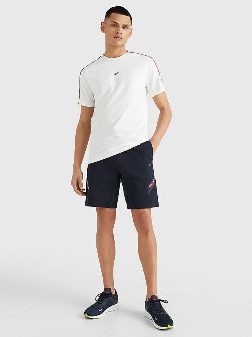 Tommy Hilfiger Spor TH Cool Organic Pamuklu Şort Erkek Mavi | TH350FWZ