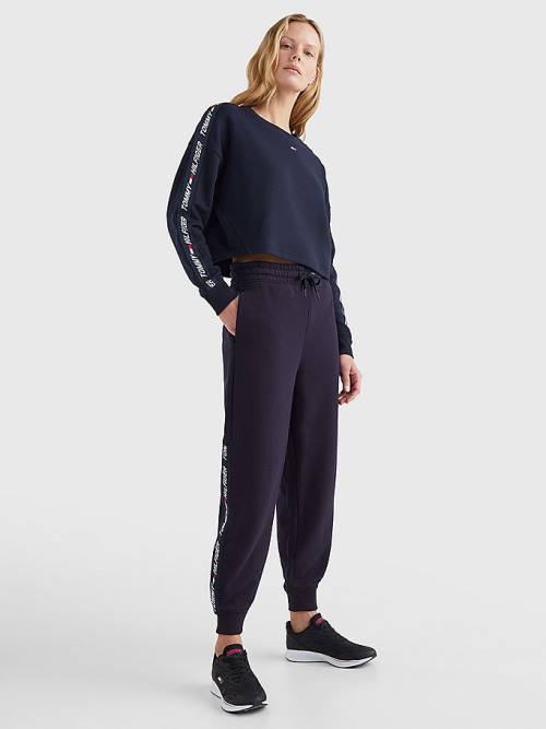 Tommy Hilfiger Spor TH Cool Relaxed Fit Joggers Pantolon Kadın Mavi | TH419GTP