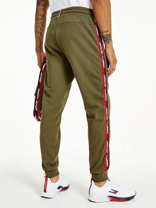 Tommy Hilfiger Spor Tape Joggers Pantolon Erkek Haki | TH839HYC