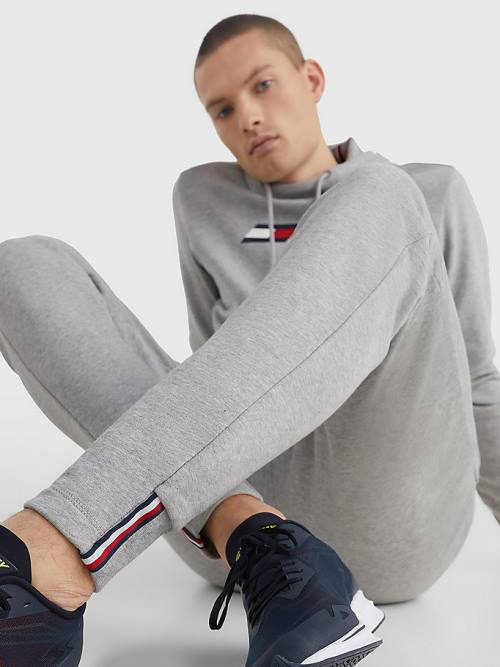 Tommy Hilfiger Spor Terry Joggers Pantolon Erkek Gri | TH348TDJ