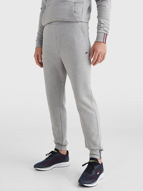 Tommy Hilfiger Spor Terry Joggers Pantolon Erkek Gri | TH348TDJ